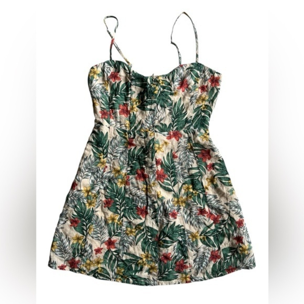 Sadie & Sage Tropical Print Mini Dress